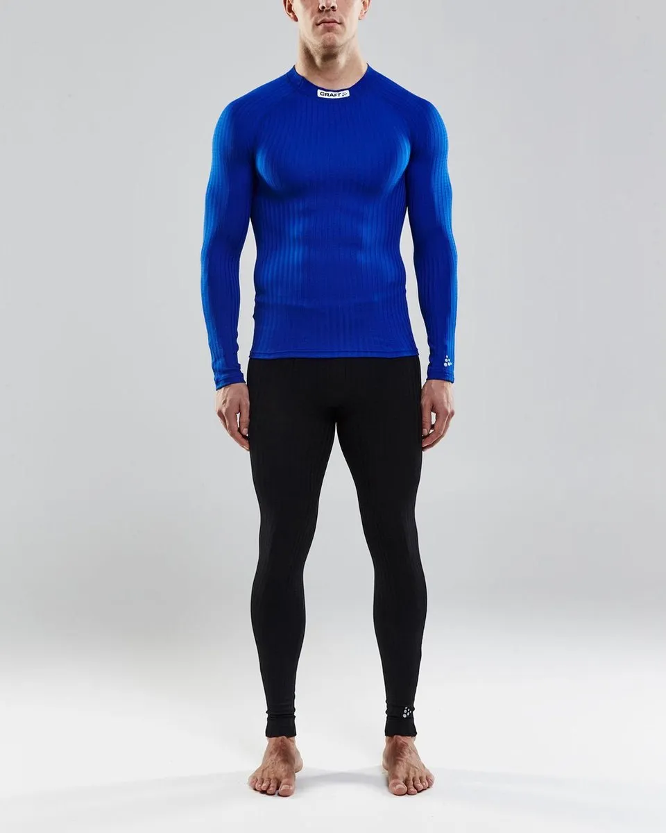 Craft Progress Baselayer Crewneck Longsleeve Sportshirt - Maat XS - Mannen - donker blauw
