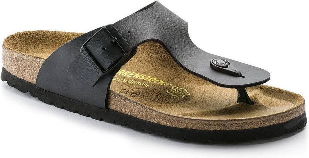 Birkenstock - maat 42 - Ramses Heren Slippers - Regular fit - Black