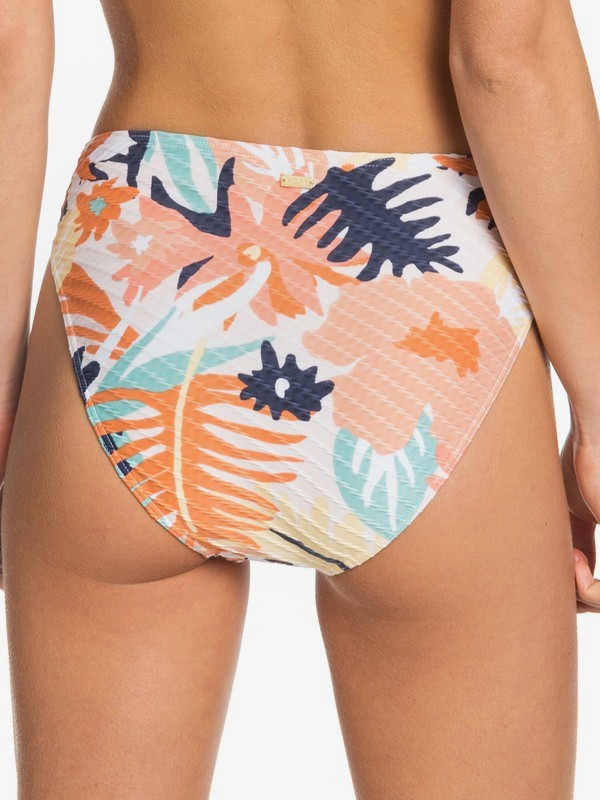 Roxy - XS - Swim The Sea - Hoog uitgesneden Bikinibroekje