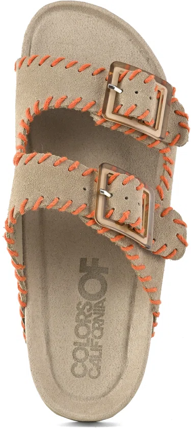 Colors of California - maat 40 - Sandalen beige Suede - Dames