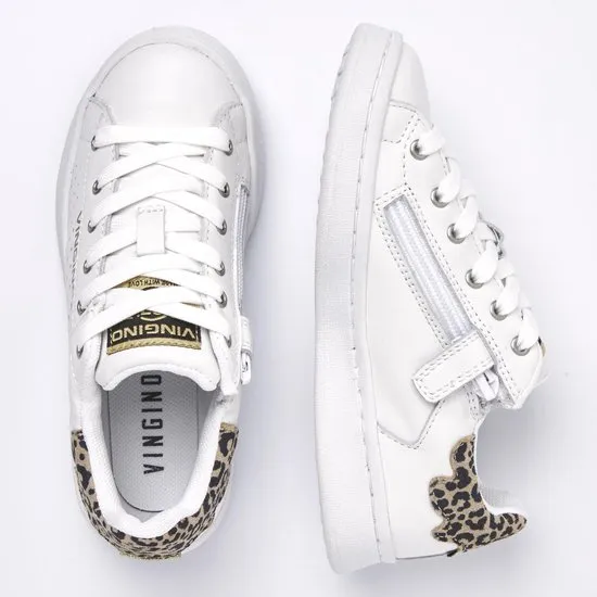 Vingino TORNEO - 33 - Meisjes Classic - tennis sneaker - Wit