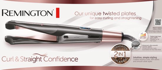 Remington S6606 Curl & Straight 2-in-1 - Stijltang