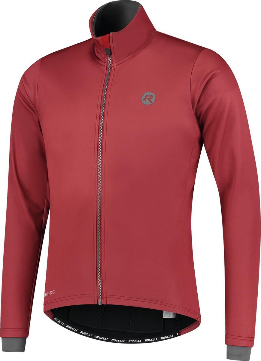 Rogelli -maat 3XL - Essential Fietsjack - Heren - Winterjack - Bordeaux