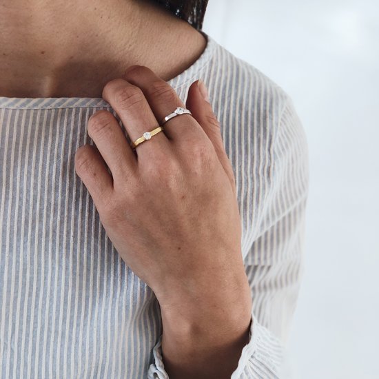 Esprit ESRG005315 Bright ring - Zilver - Zilverkleurig - Ringmaat: 18.00 mm / maat 57