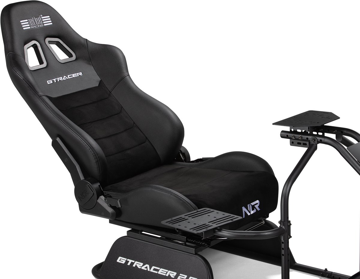 Next Level Racing - GTRacer 2.0 Cockpit - Verstelbare Pedalen - Handremsteun - Zwart