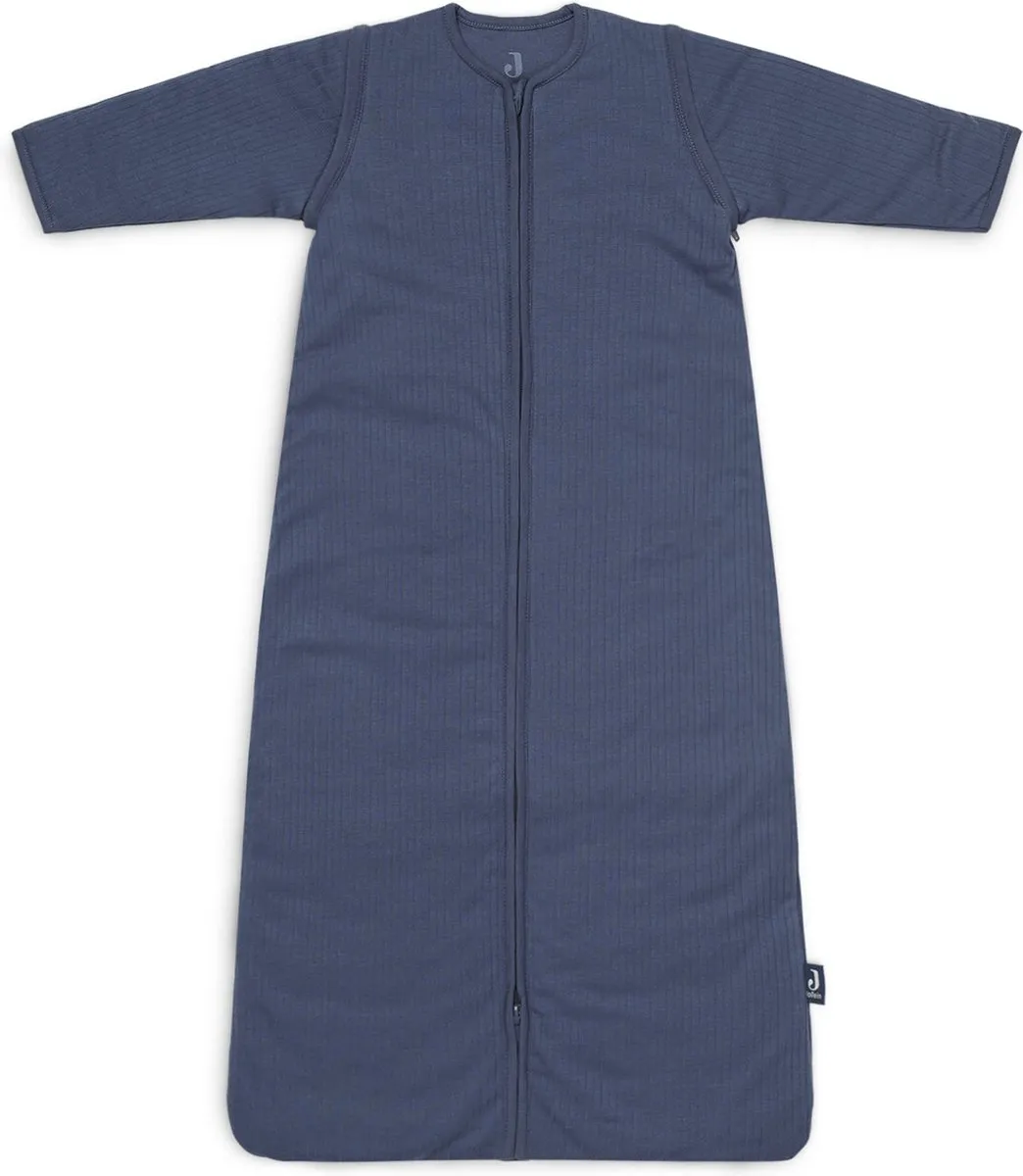 Jollein Baby Baby Winterslaapzak Met Afritsbare Mouw 70cm Basic Stripe - Jeans Blue