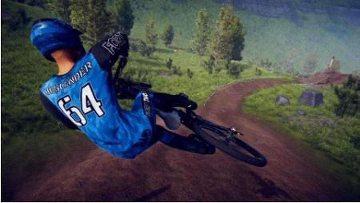 fiets, biker, mountain bike, kleding, nummer 64