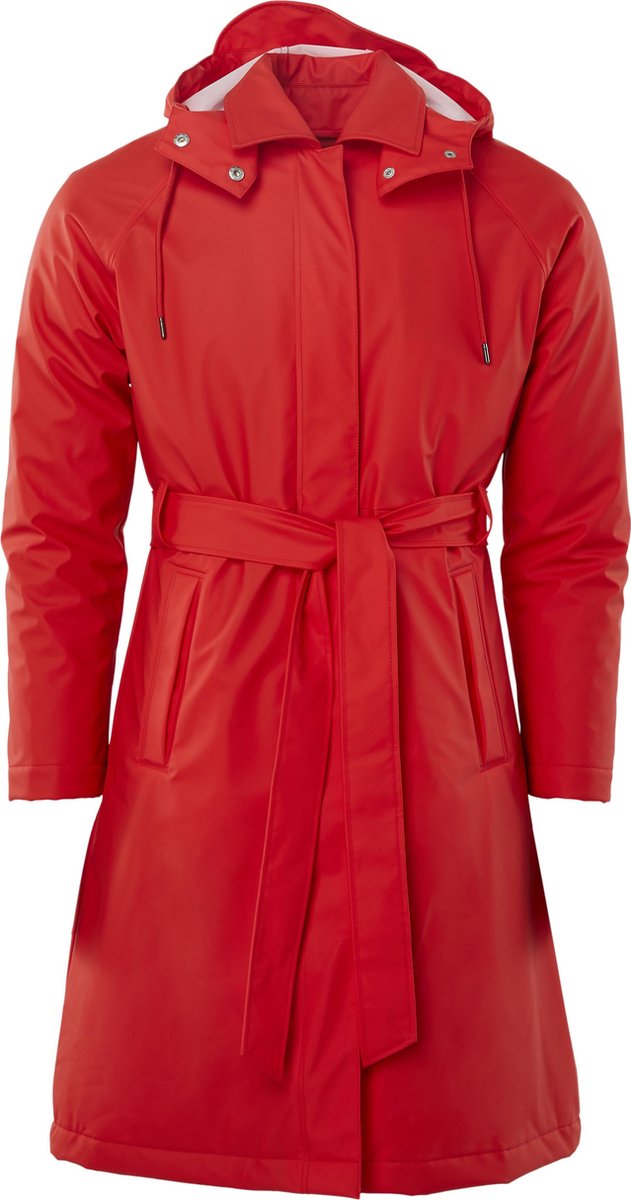regenjas, landschap, kleding, jas, riemsluiting