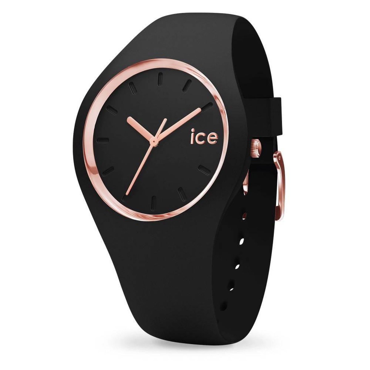 Ice-Watch Pearl IW016938 horloge - Siliconen - Grijs - Rosé - 40 mm