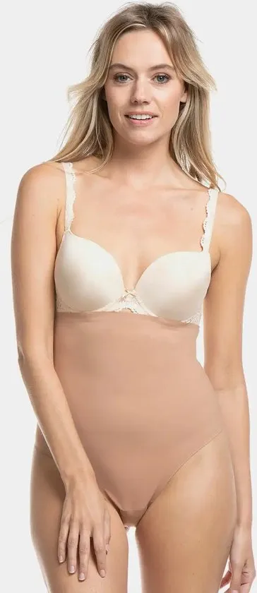 MAGIC Bodyfashion Ultra Thin Power Thong Latte Dames - Maat S