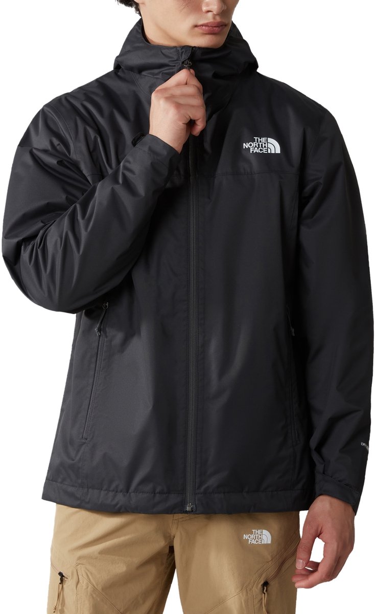 jas, regenjas, jack, zwart, The North Face logo