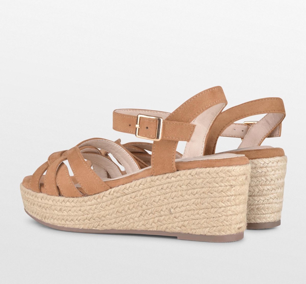 POSH-by-Poelman-TULSI3QZEvO7zDchPm POSH by Poelman TULSI Dames Espadrilles - 37 - Cognac