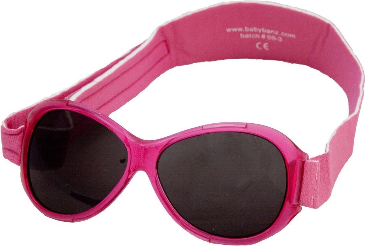 zonnebril, roze, plastic, patroonloos, kinder