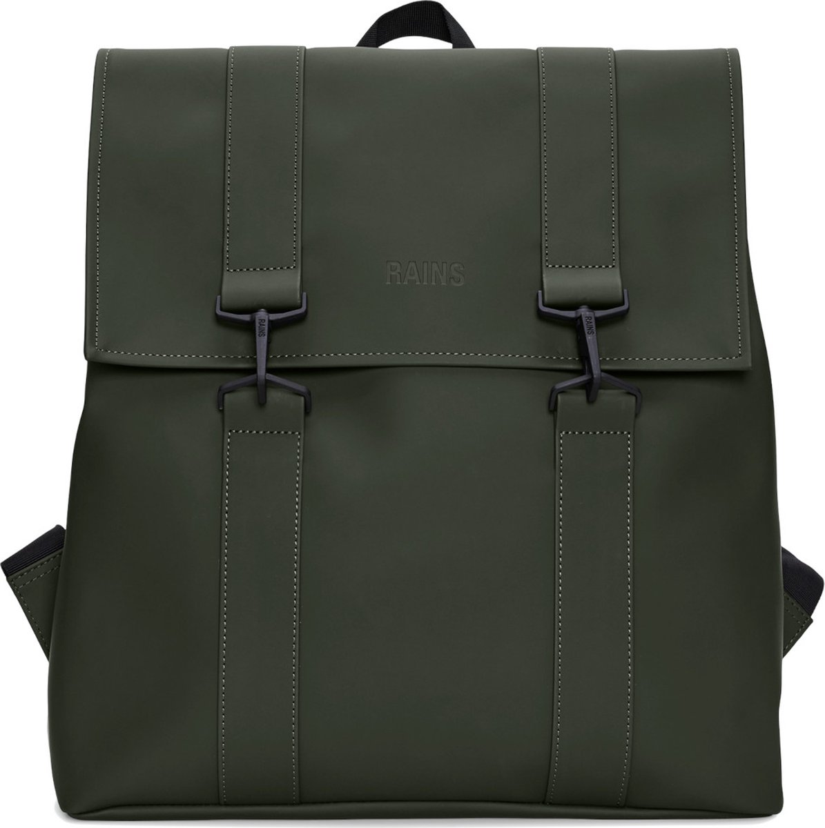 Rains MSN W3 Unisex Rugzak - Groen