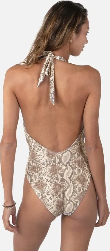 Barts Maat 36  Keona Halter One Piece sand Dames Badpak