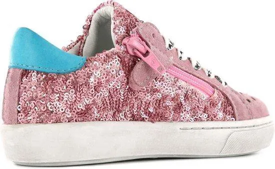 Shoesme - Maat 37 - Vulcanised Meisjes Sneakers - Roze