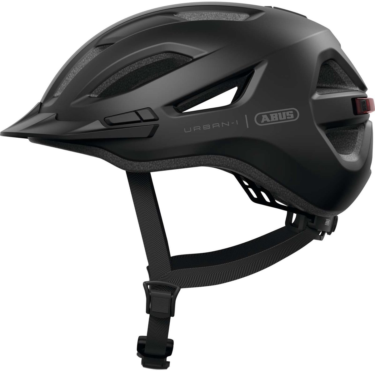 Fietshelm ABUS URBAN-I 4.0 velvet black L - 57-61 cm - zwart - Geschikt voor gebruik op elektrische fietsen - stadsfietsen - 290 g