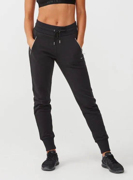 Rohnisch Comfy Track Pants Dames Sportbroek - Black - Maat XL