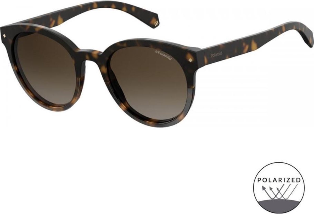 Polaroid PLD 6043/S Dames Zonnebri - Havana