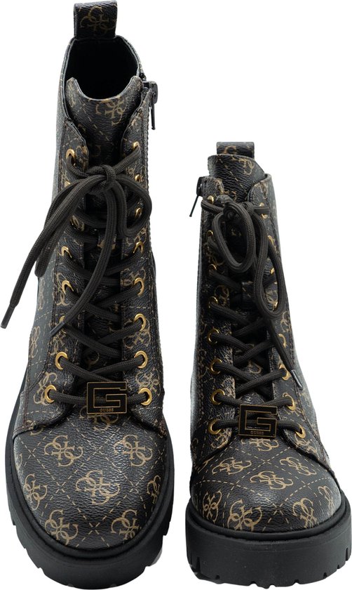 Guess - Maat 37 - Omala Stivaletto Bootie Dames Laarzen - Bruin
