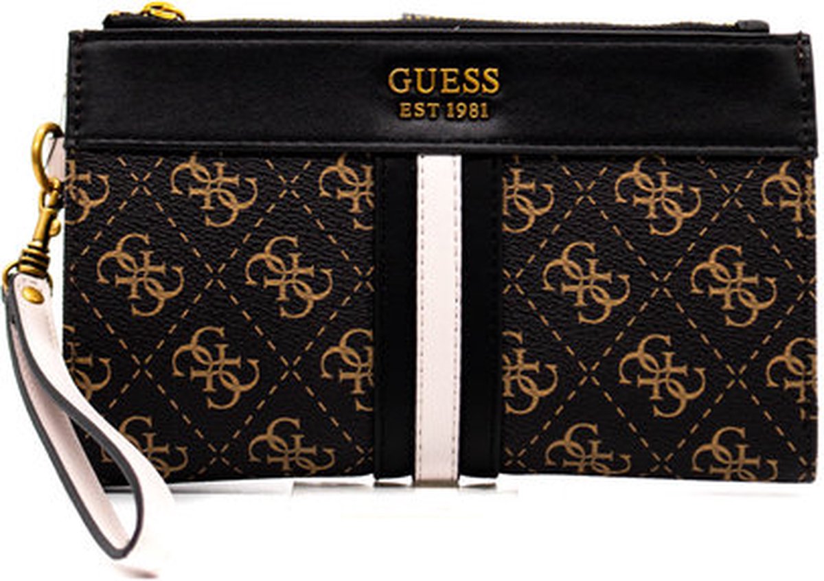 portemonnee, clutch, polyester, monogram, handvat