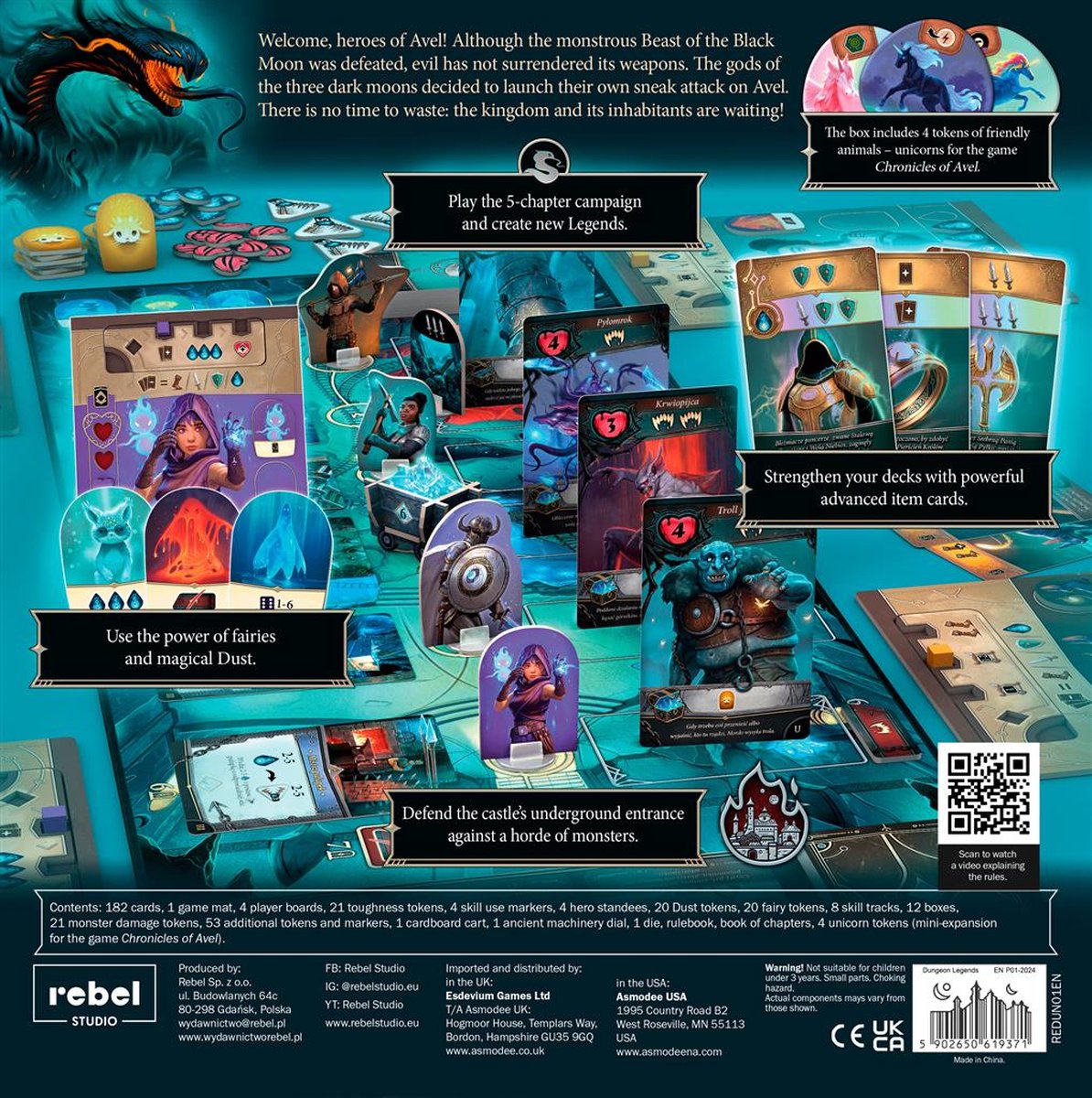 Dungeon Legends Bordspel - ENGELS