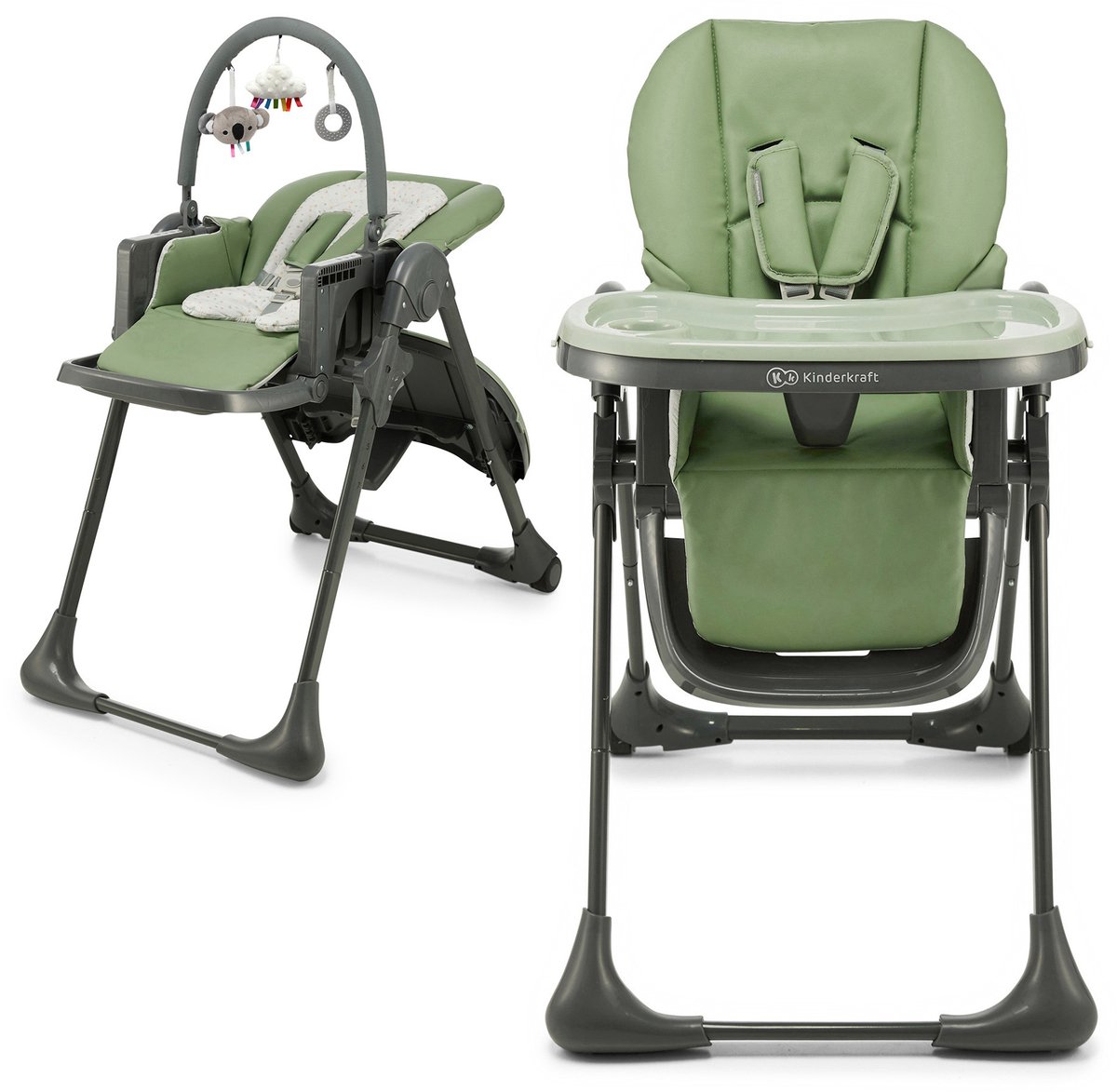 kinderstoel, hobby, grijs, groen, eenvoudig