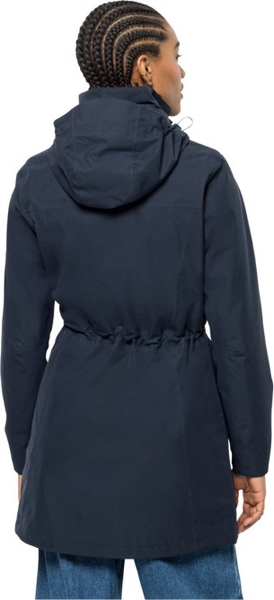Jack Wolfskin - Maat S - Ottawa Coat - Outdoorjas - Dames - Blauw
