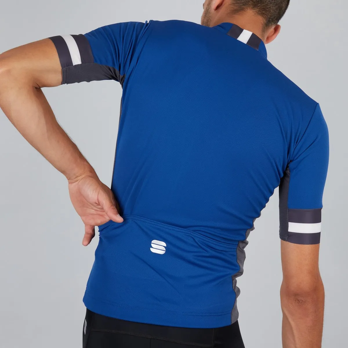 Sportful - Maat S - Kite Fietsshirt Heren - Blauw
