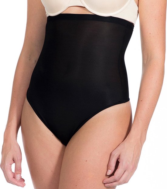 MAGIC Bodyfashion - S - Hi Waist Thong - Zwart