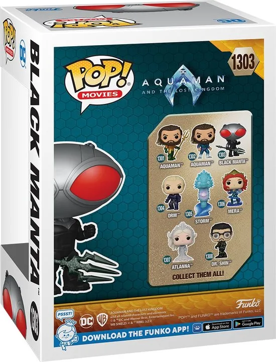 Funko Pop #1303 Movies: Aquaman and the Lost Kingdom - Black Manta