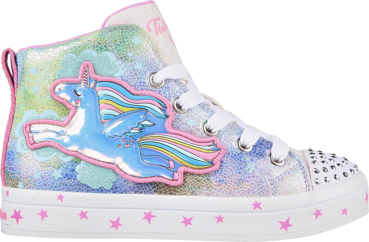sneaker, midheel, unicorn, glitter, stars