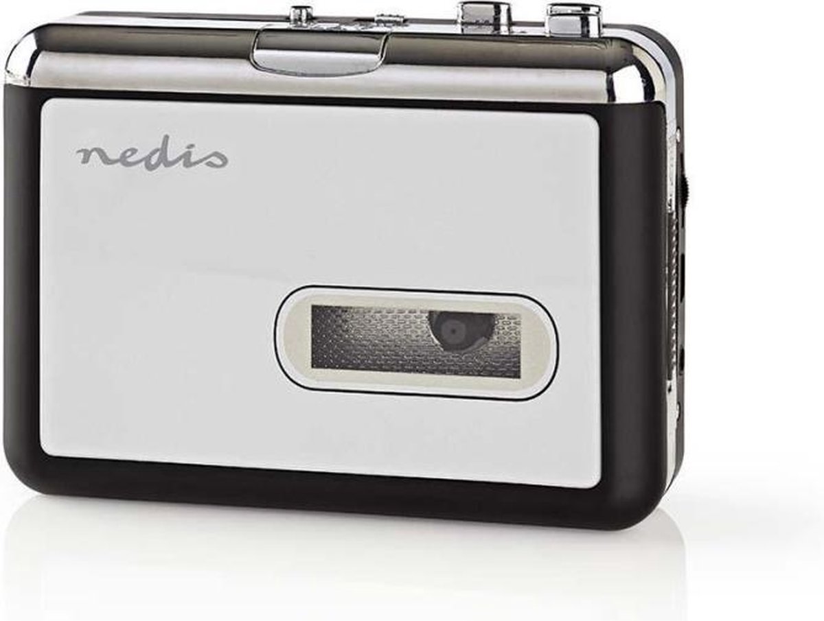 Nedis Cassettebandjes Digitaliseren | Draagbaar | Output: 1x 3,5 mm / 1x Mini USB | Accessoires: USB