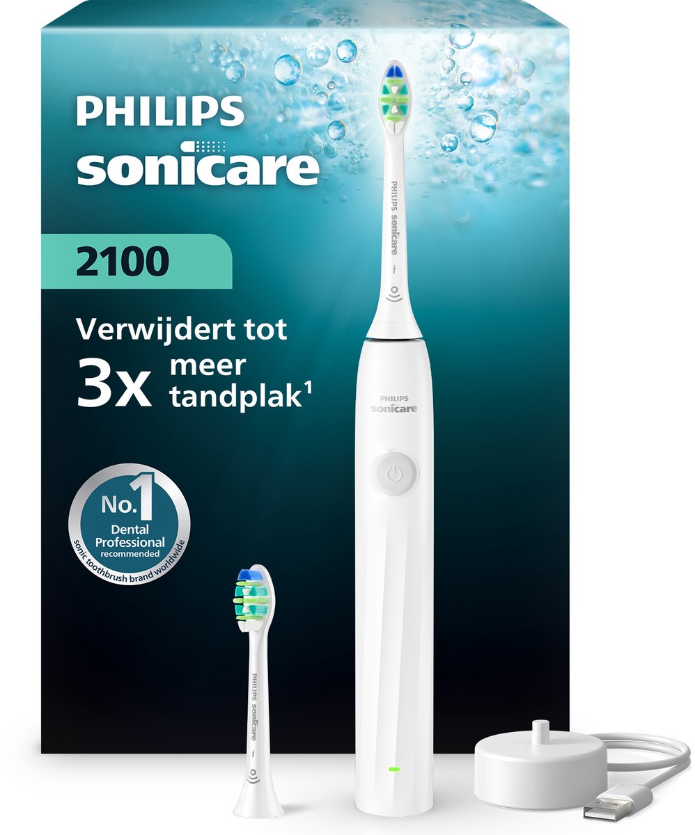 elektrische tandenborstel, sonicare, hybride borstels, wit, oplaadbare, tandverzorging
