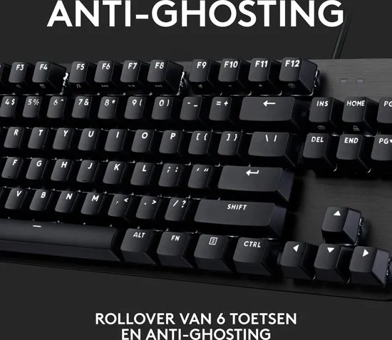 Logitech G413 SE TKL - Mechanisch Gaming Toetsenbord - Qwerty ISO - Zwart