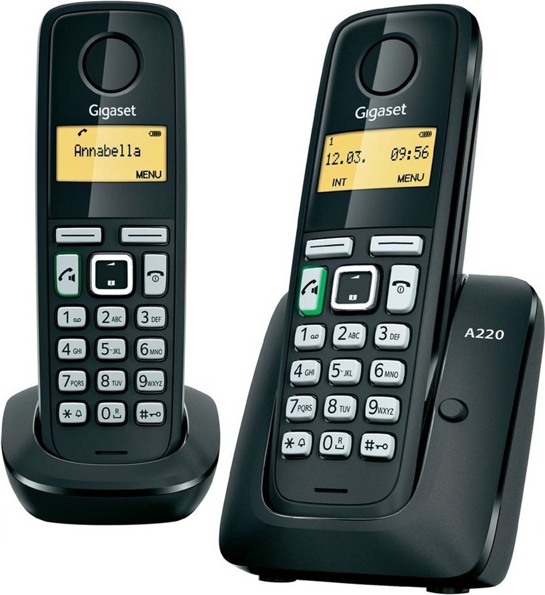 ip-telefoon, draadloze telefoon, landlijn, DECT, handsfree