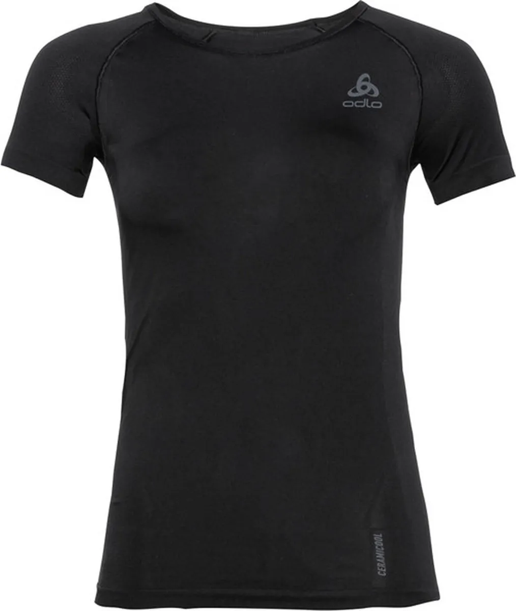 Odlo - Maat M - Sportshirt Performance X-Light Eco Dames - Kleur Zwart