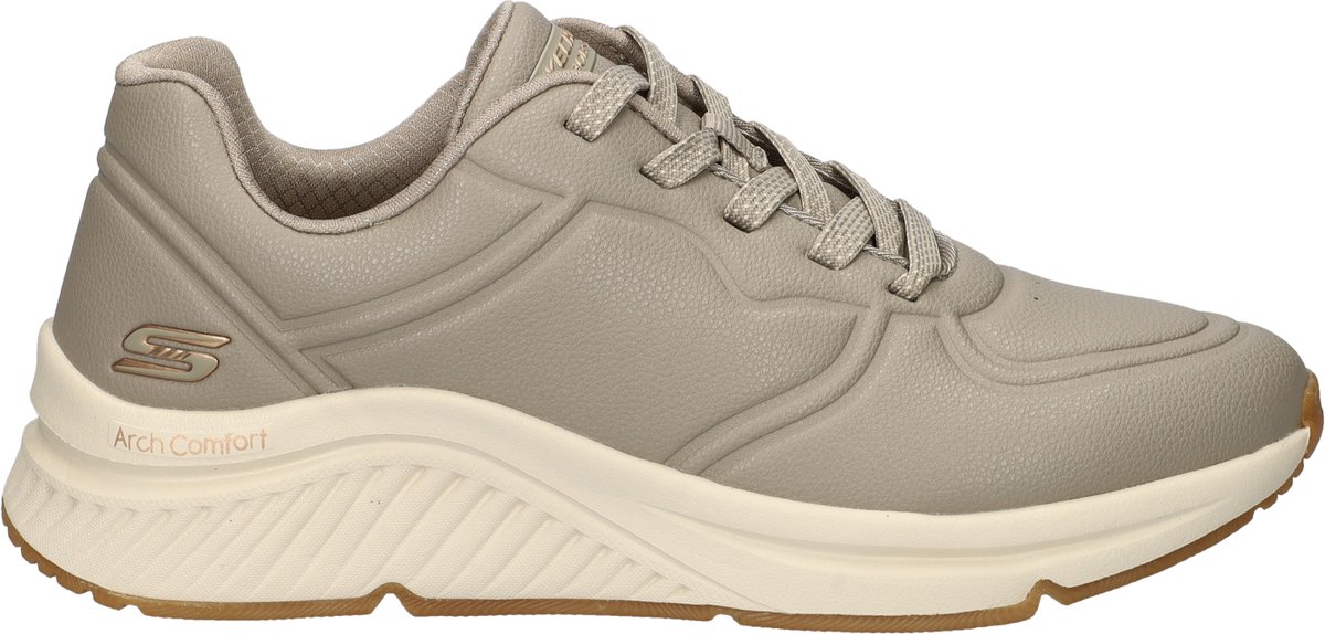 sneaker, laag profiel, grijs, leder, Arch Comfort