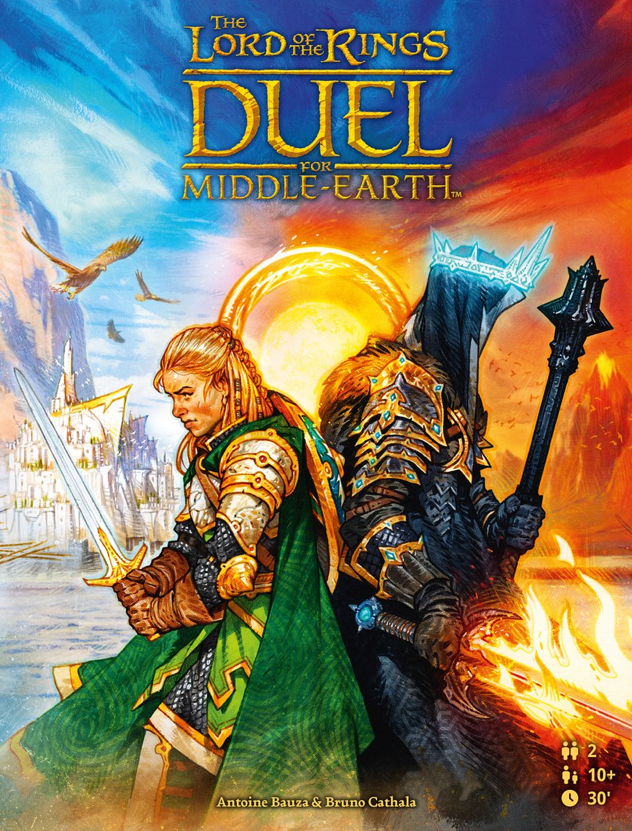 The Lord of the Rings - Duel for Middle Earth - Engelstalig Bordspel