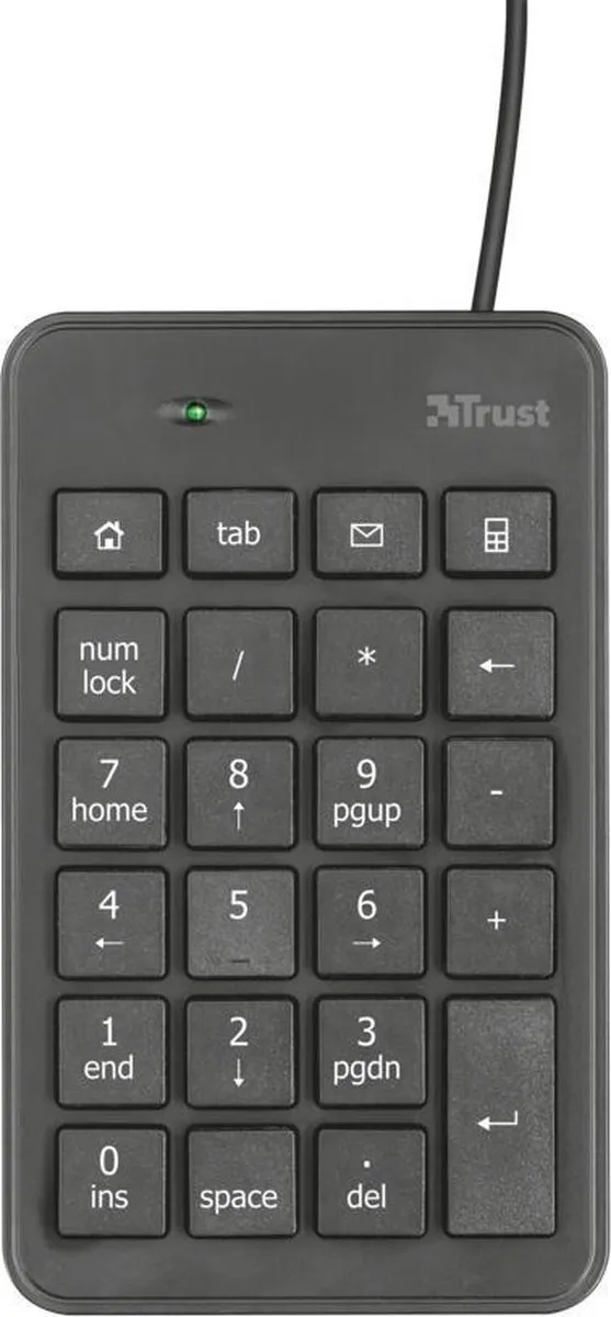 Trust Xalas - Numeriek toetsenbord - Zwart