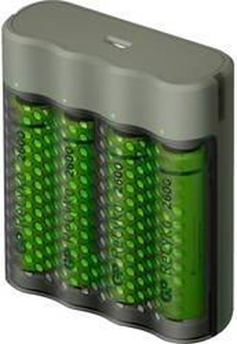 GP ReCyko AA/AAA Speed Charger (USB) - Batterijoplader - incl. 4x AA batterijen 2600mAh