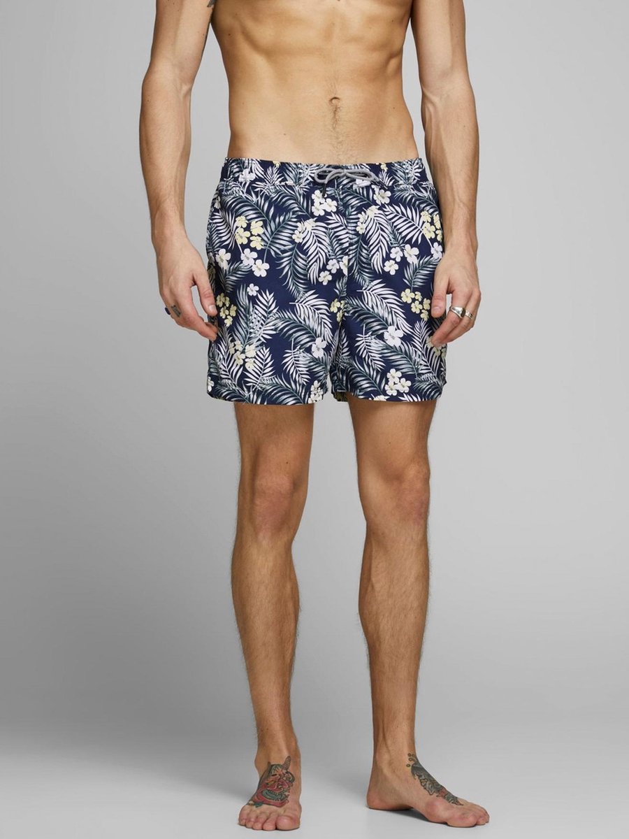 JACK&JONES - Maat M - JJIARUBA JJSWIMSHORTS AKM TROPIC STS Heren Zwembroek