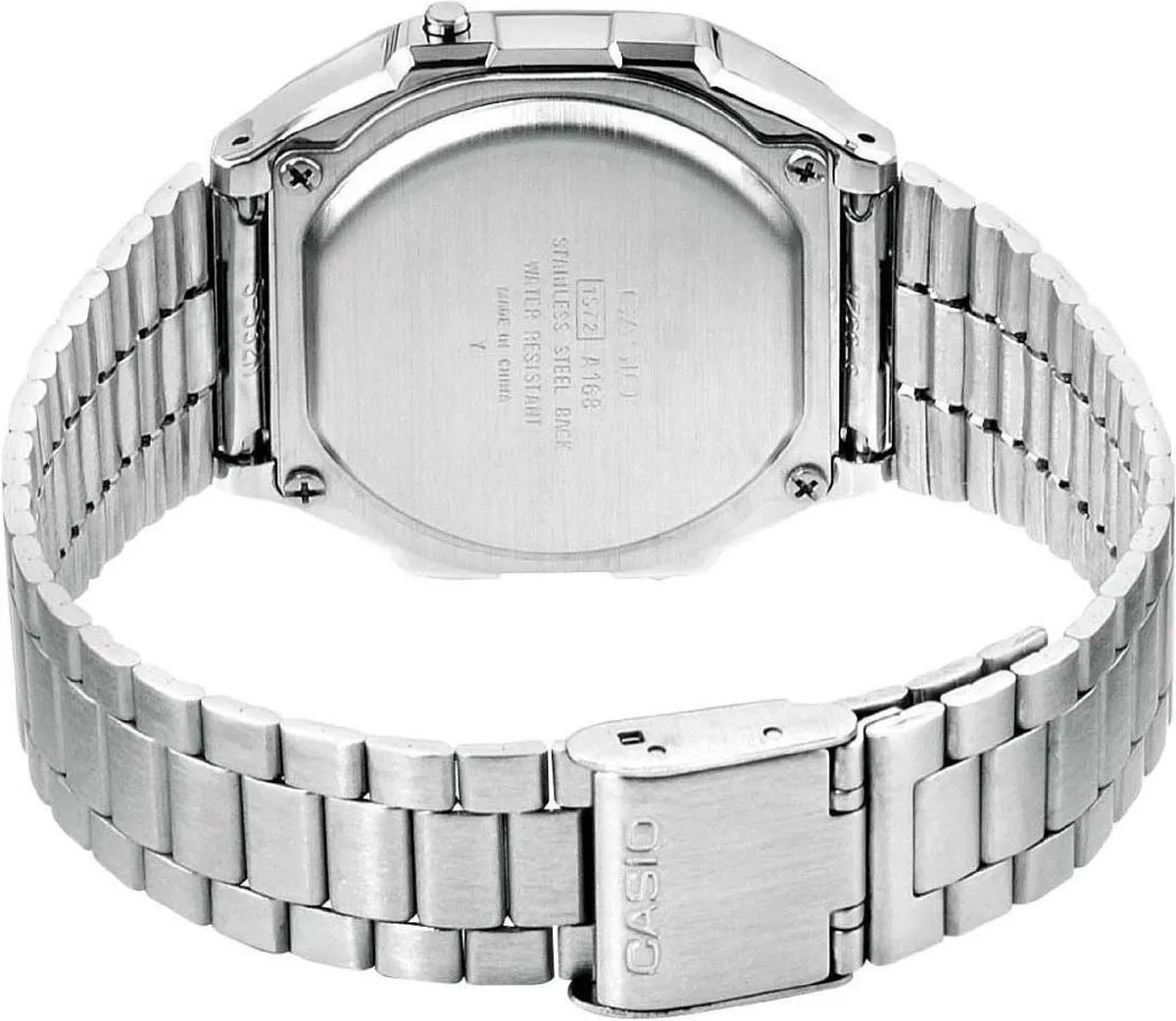 Casio Vintage Iconic A168WA-1YES Unisex Horloge 36,3 mm - Zilverkleurig