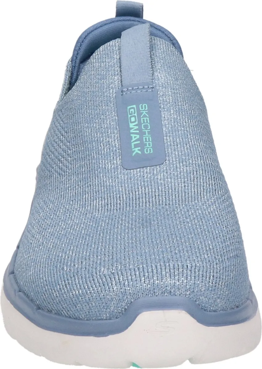 Skechers - maat 38- Go Walk 6 Dames Instappers - Blauw