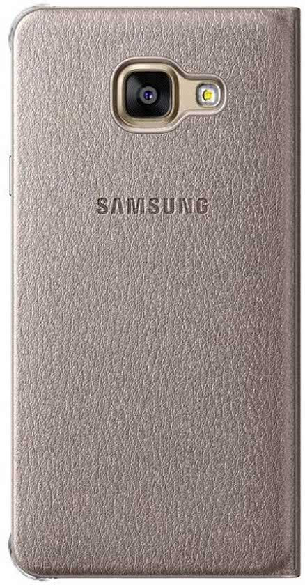 Samsung flip wallet - goud - voor Samsung Galaxy A3 2016