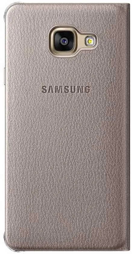 Samsung flip wallet - goud - voor Samsung Galaxy A3 2016