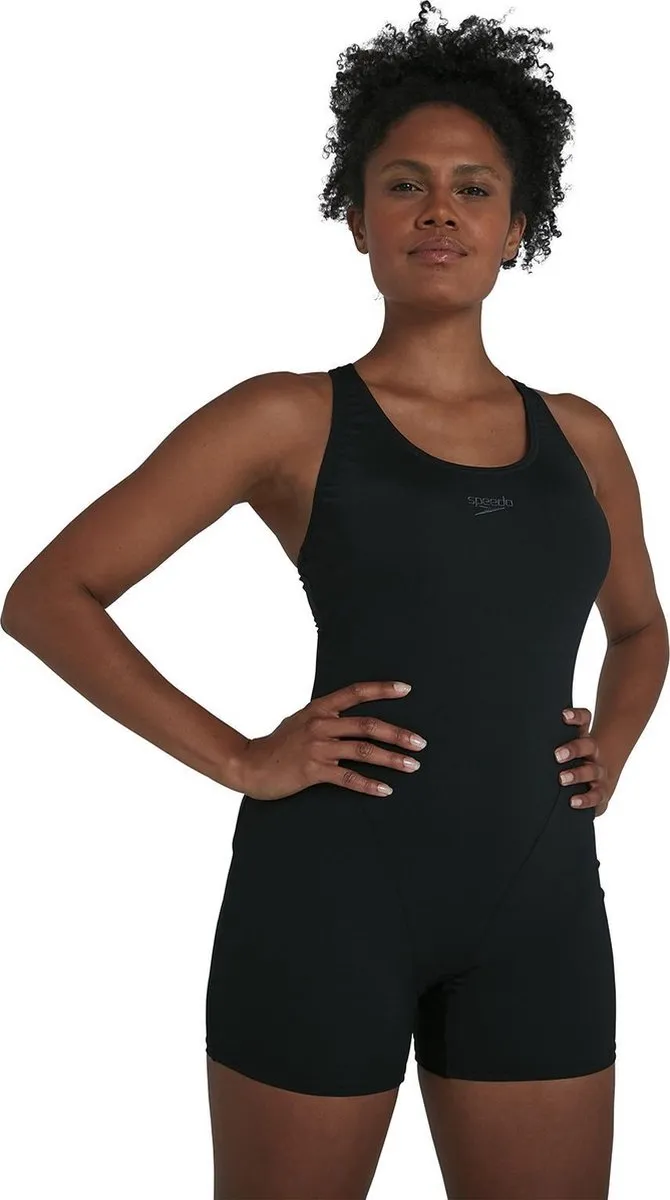 Speedo Maat 42 End Essential Legsuit Badpak Dames  - Black