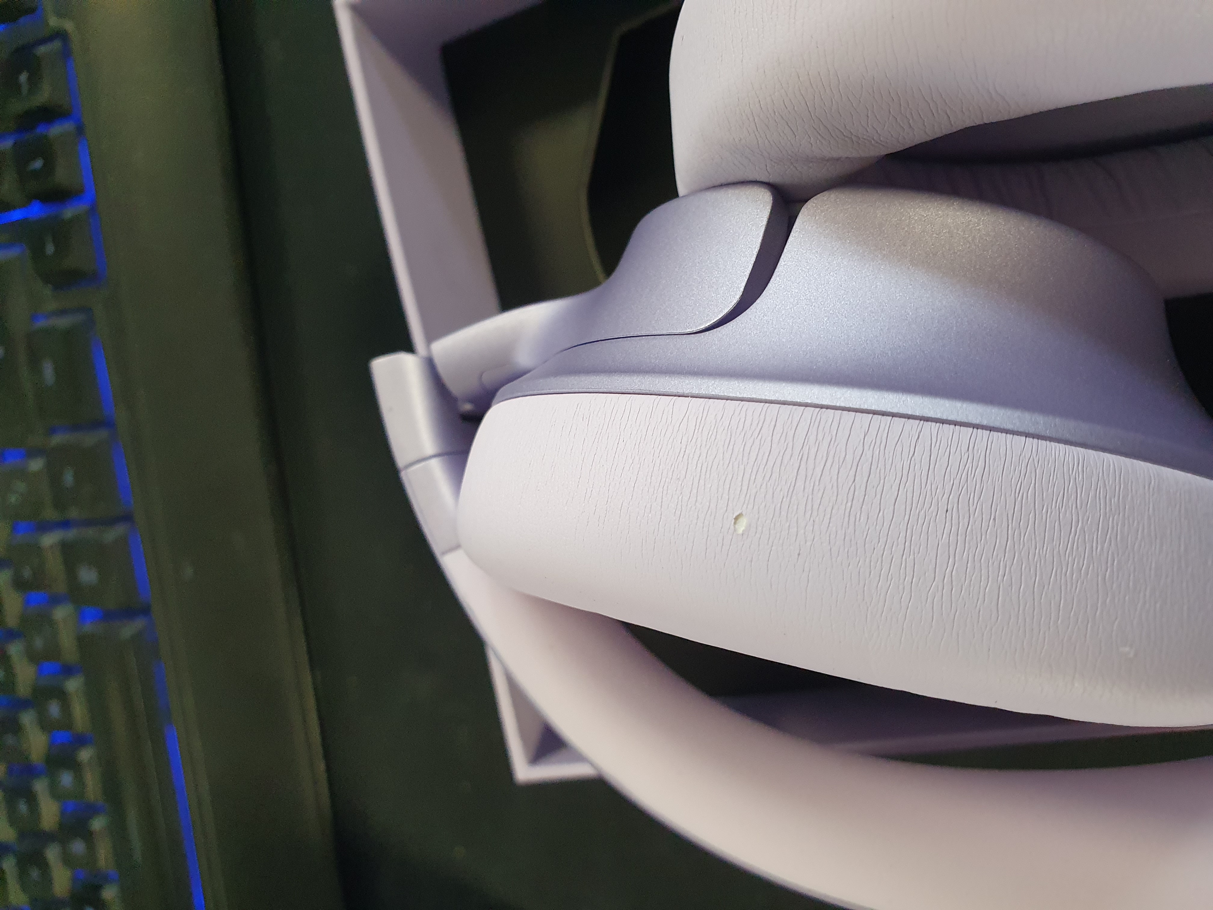 koptelefoon, over-ear, zacht leer, grijs, kabelloze?