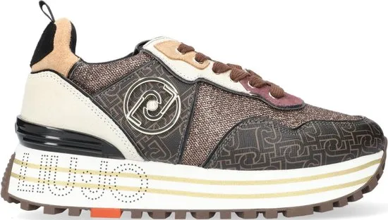 Liu Jo Maxi Wonder 24 - maat 37-  Lage sneakers - Leren Sneaker - Dames - Bruin