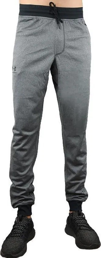 Under Armour Sportstyle Tricot Jogger Sportbroek Heren - Carbon Heather - Maat M